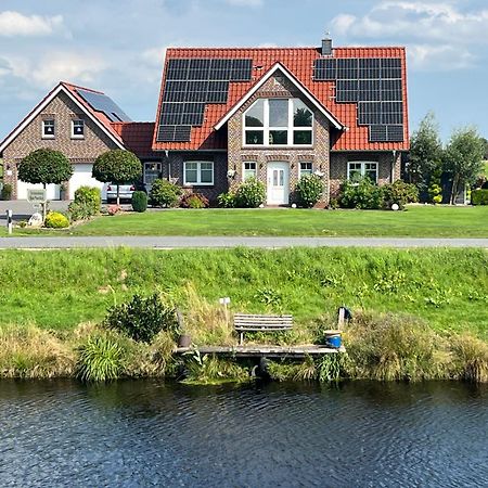 Ferienwohnung Haus Moorblick Mit Garten In Kanallage Wiesmoor Buitenkant foto