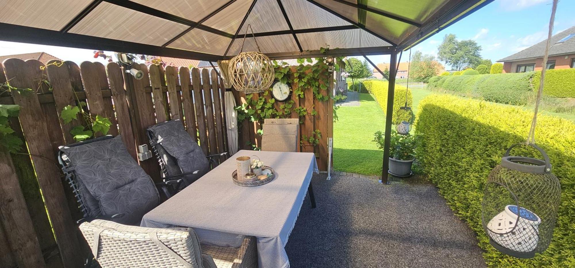 Ferienwohnung Haus Moorblick Mit Garten In Kanallage Wiesmoor Buitenkant foto