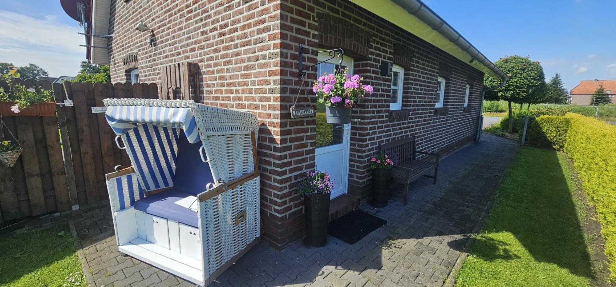 Ferienwohnung Haus Moorblick Mit Garten In Kanallage Wiesmoor Buitenkant foto